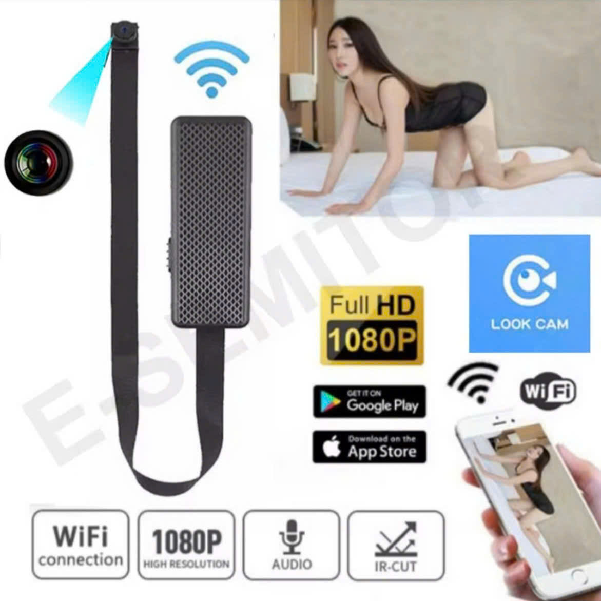 Camera WiFi Nhỏ Gọn siêu nhỏ cúc áo V99Smax 1080p xem từ xa - hình ảnh sản phẩm 2 Camera WiFi Nhỏ Gọn siêu nhỏ cúc áo V99Smax 1080p xem từ xa dùng quan sát an ninh hợp pháp - ảnh 2