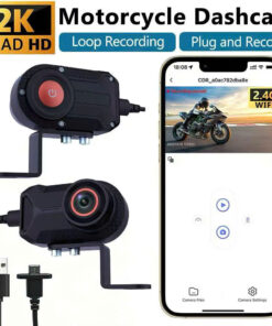Camera Hành Trình WiFi 2K Cho Xe Máy - Chống Nước, góc rộng 170°, ghi hình di động, thích hợp cho các hoạt động thể thao ngoài trời
