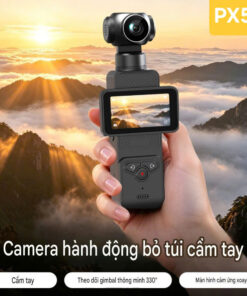 Pocket Camera PX5 - Máy Quay Hành Động 5K, Màn Hình Xoay 2 Chiều 2.0inch, Theo Dõi Khuôn Mặt